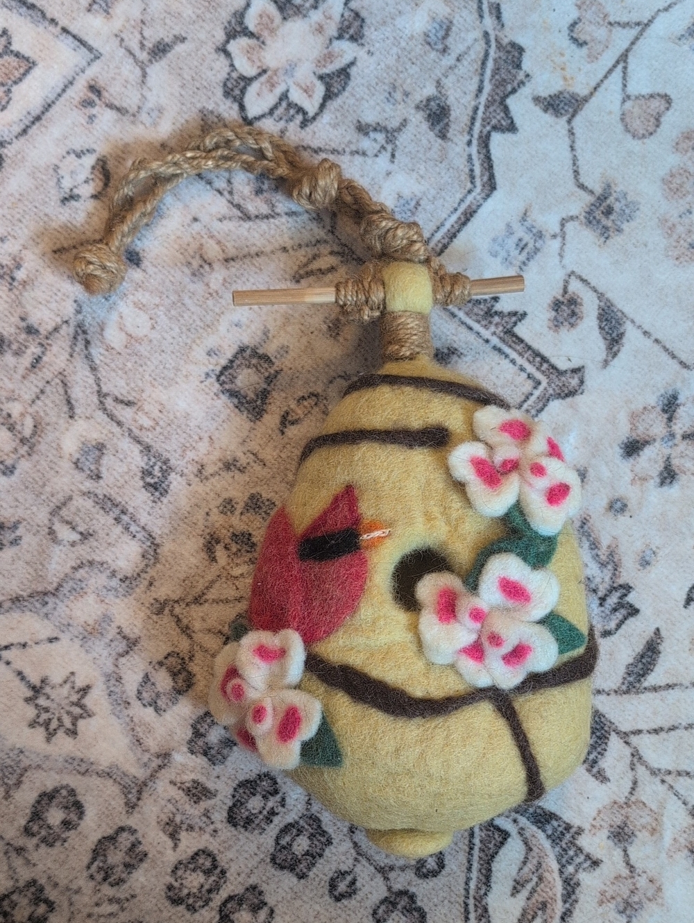 Handmade Felt Decorative Birdhouse
